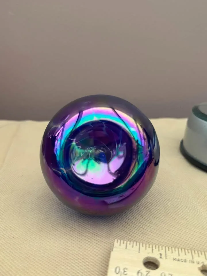 Stunning Cobalt Blue Hand Crafted Oil Lamp image indicator(2)