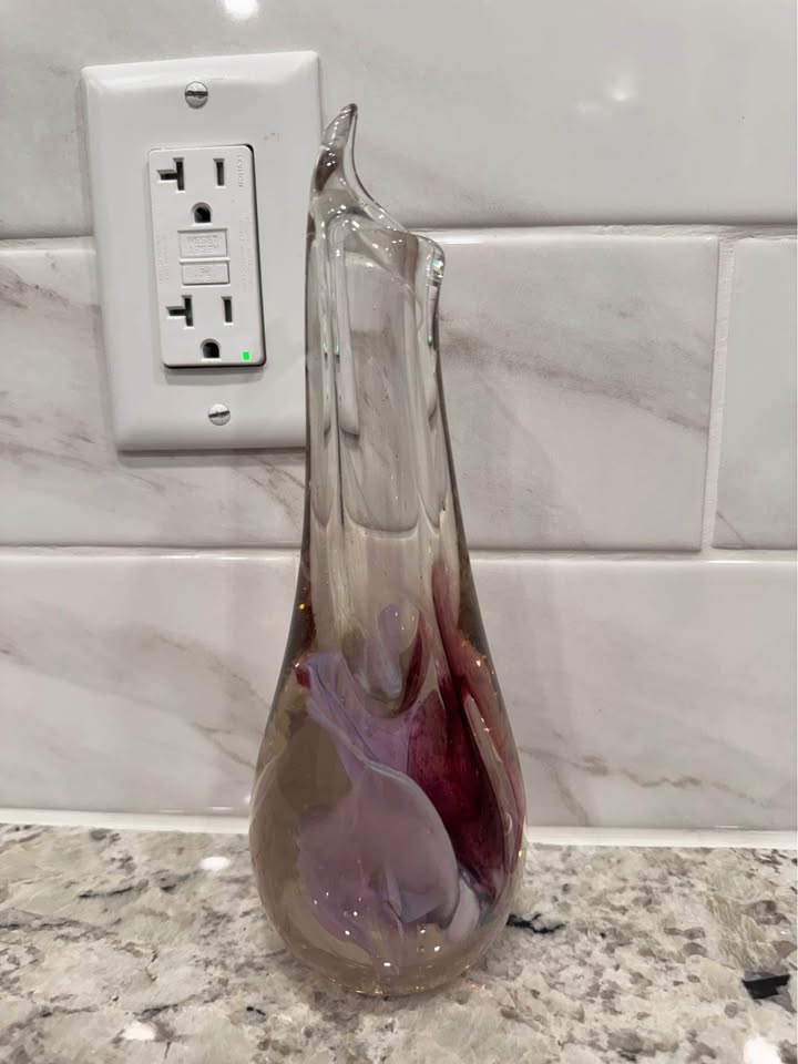 Stunning Art Glass Bud Vase - photo 2
