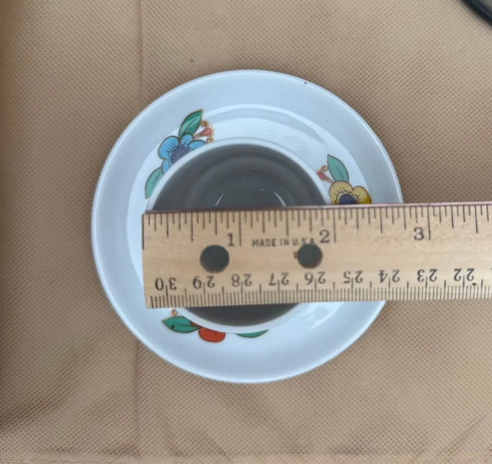 Vintage 1950’s Espresso Cups and Saucers - Set of 2 image indicator(6)