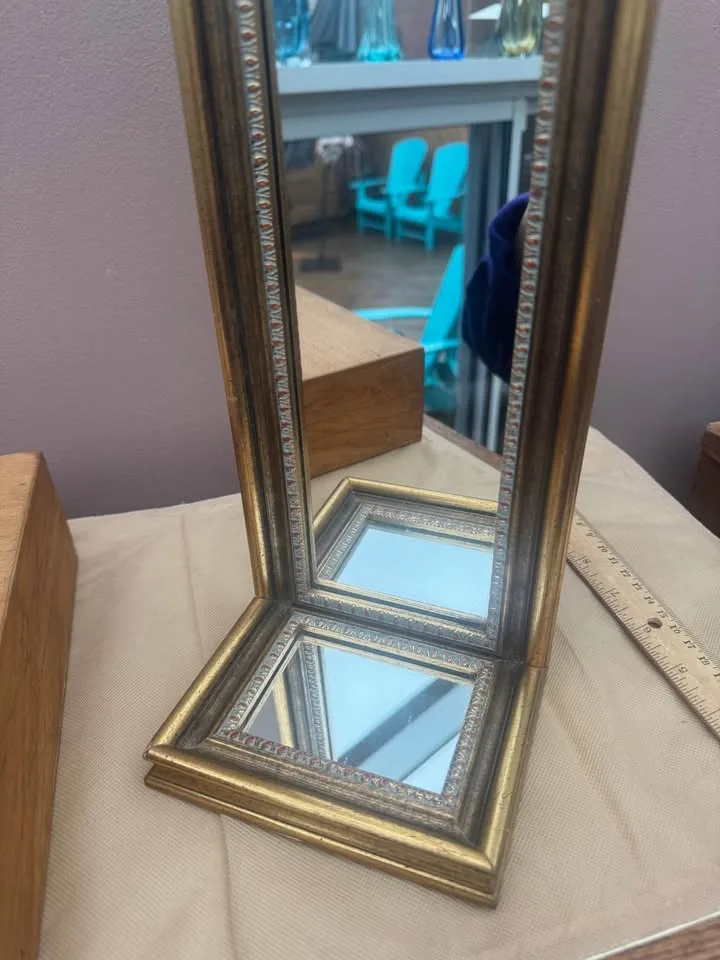 Stunning Framed Hall Mirror with Shelf image indicator(2)