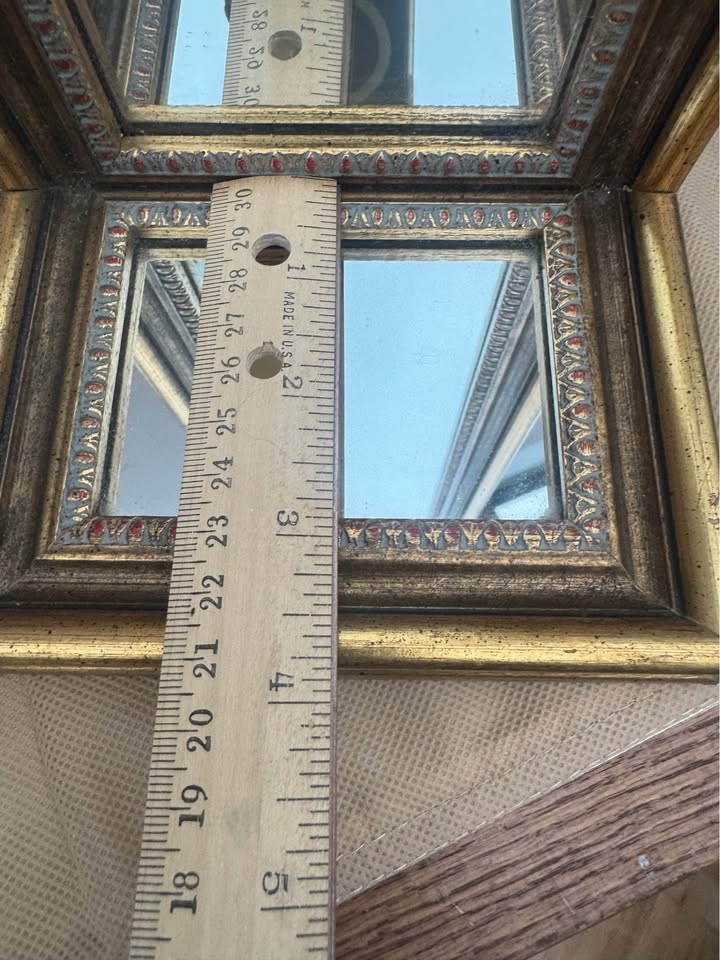 Stunning Framed Hall Mirror with Shelf - photo 5