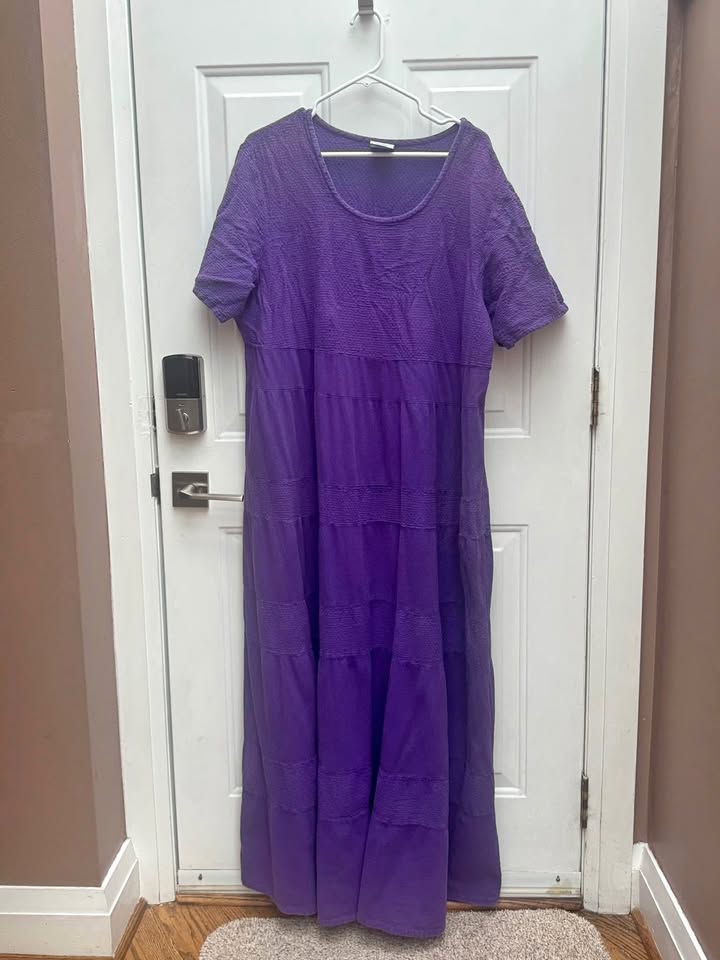 Comfortable Cotton Full Length Summer Dress