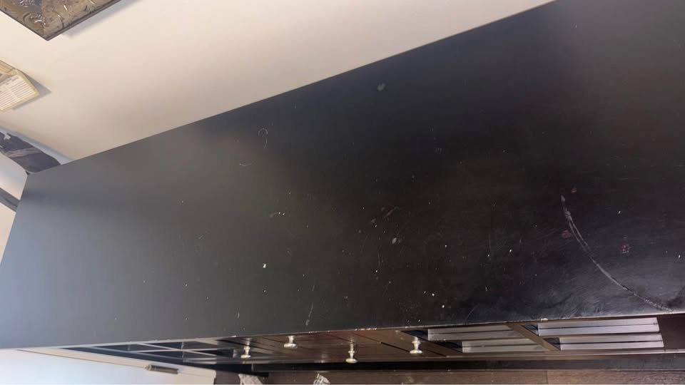 Black Cabinet with Glass Doors (move out sale) - photo 3