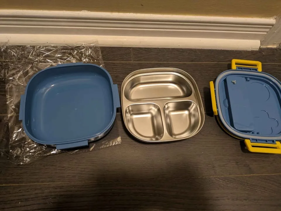 Brand new durable 304 stainless steel portable lunch box image indicator(4)