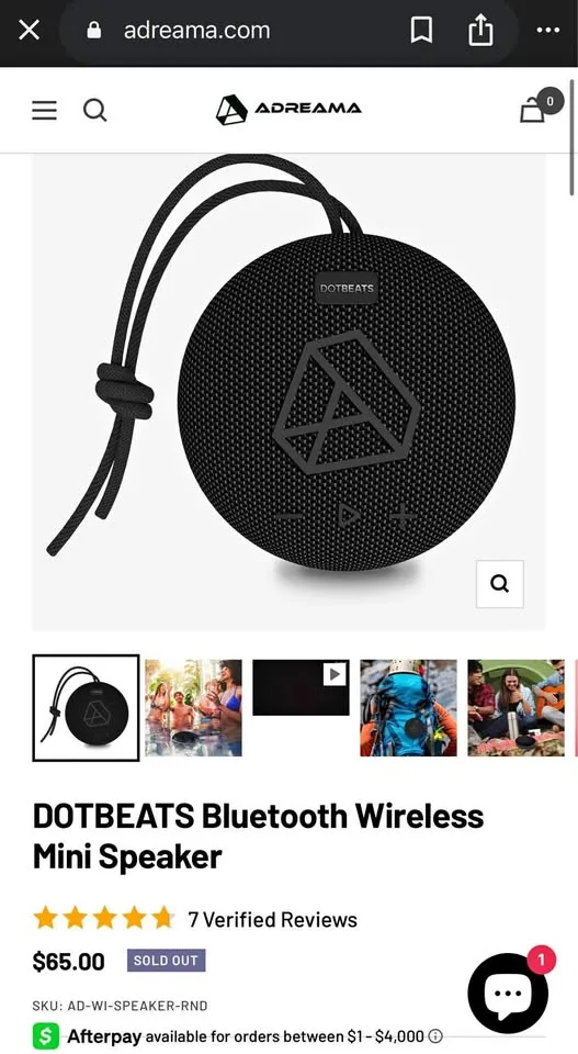 DOTBEATS Bluetooth Wireless Mini Speaker thumbnail