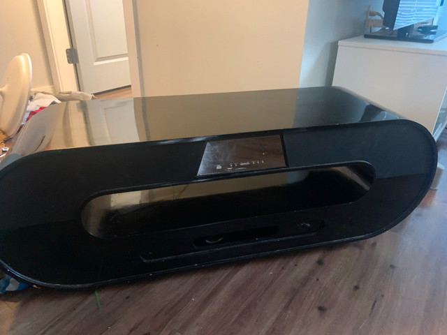tv stand with built in speakers