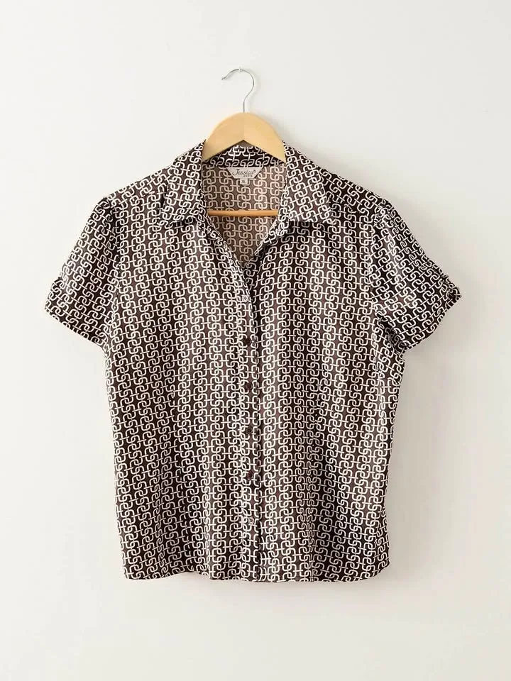 Jessica Satin Button Up thumbnail