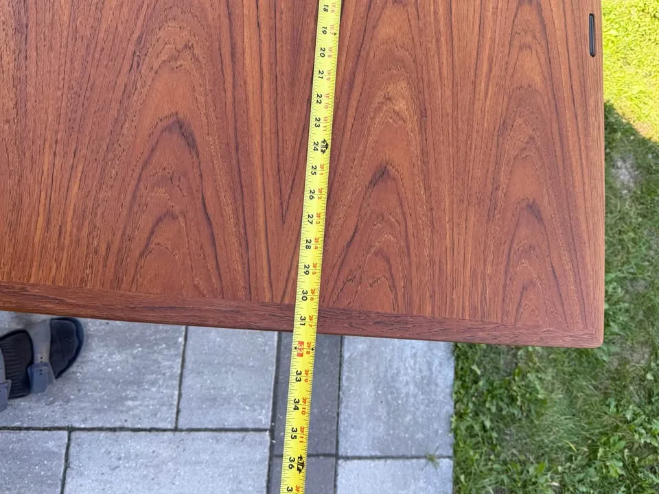Mcm Danish teak table ( Refinished) image indicator(9)