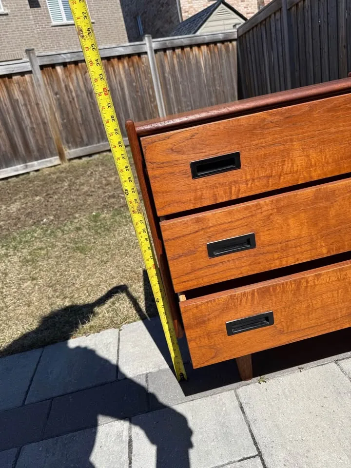Mcm teak dresser ( refinished image indicator(6)