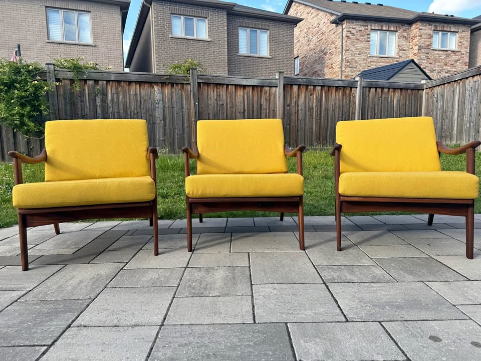 MCM Walnut Chairs | Restored