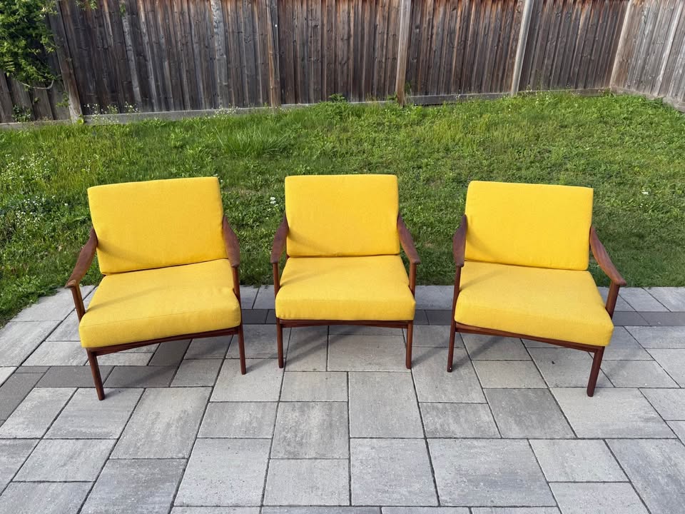 MCM Walnut Chairs | Restored - photo 3