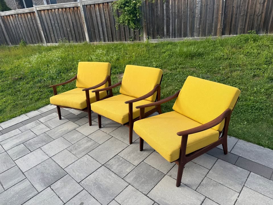 MCM Walnut Chairs | Restored - photo 4