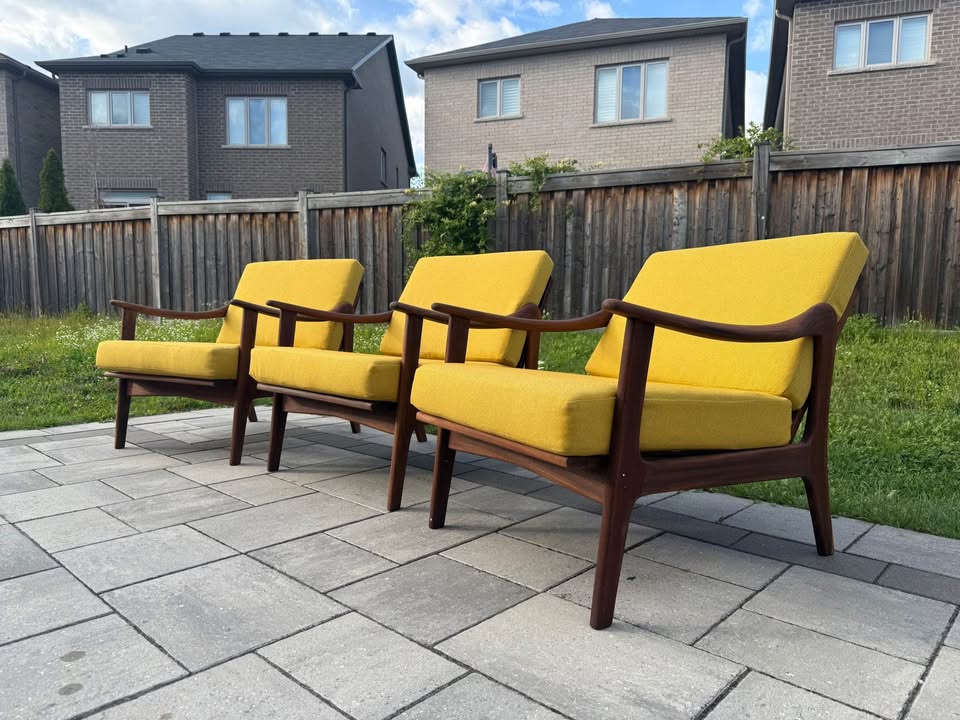 MCM Walnut Chairs | Restored - photo 5