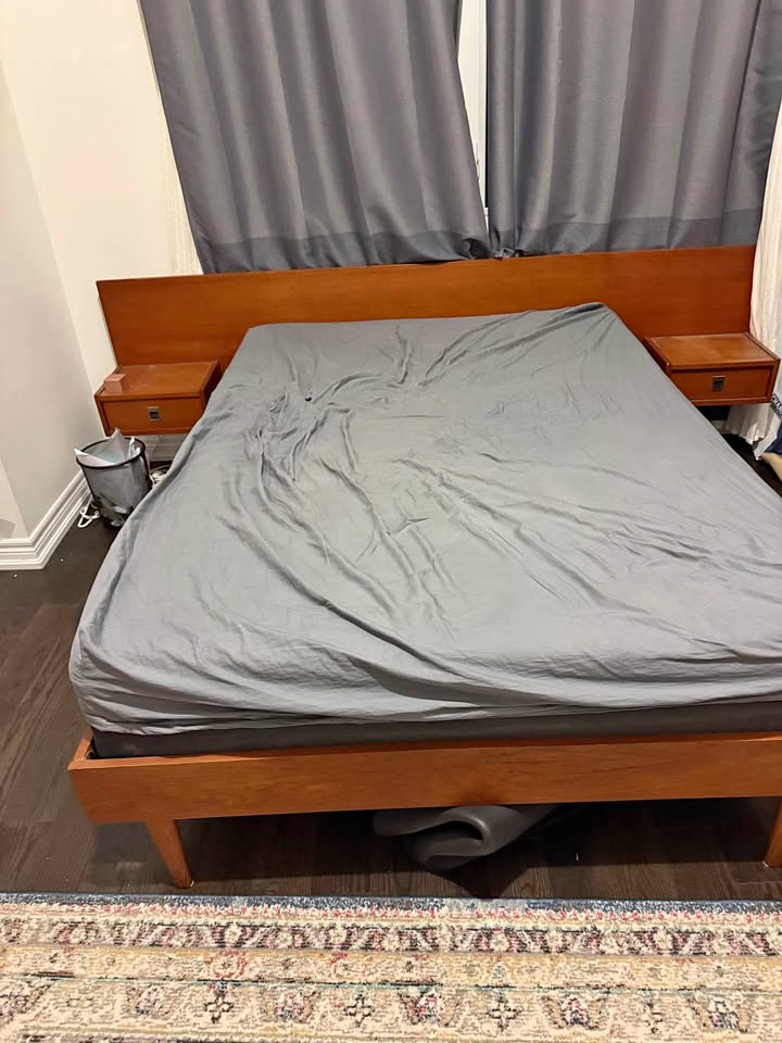 MCM Teak Bedframe