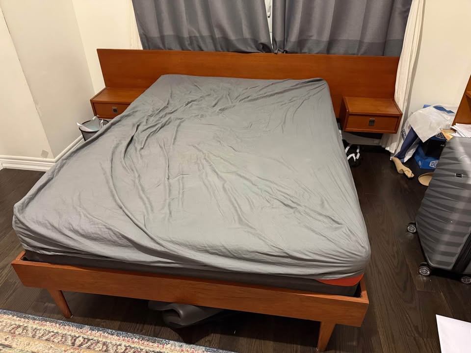 MCM Teak Bedframe - photo 3