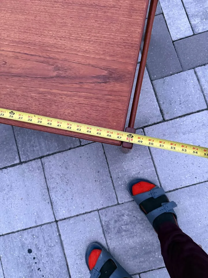 Mcm Danish teak table image indicator(7)