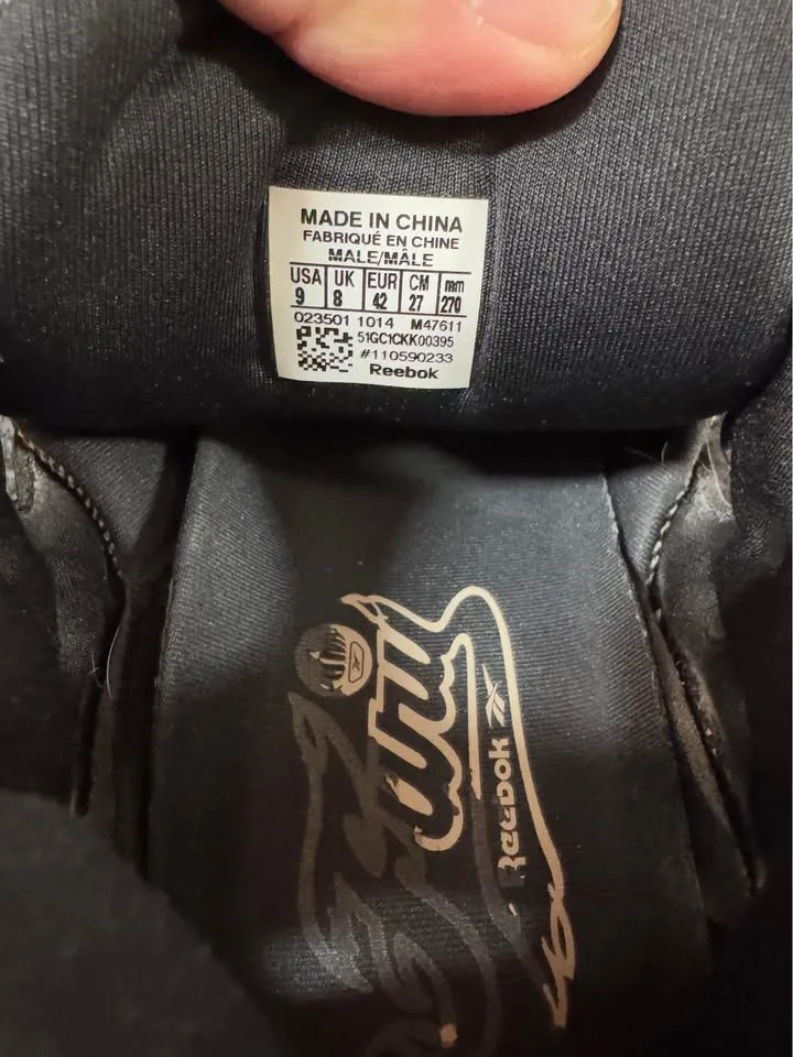 Reebok Pumpfury Black & Grey Size US 9 image indicator(4)