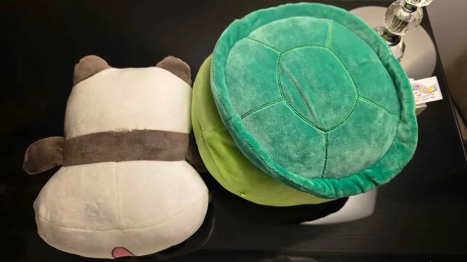 Plush soft toys - Panda and Squishmallow HENRY TURTLE image indicator(3)