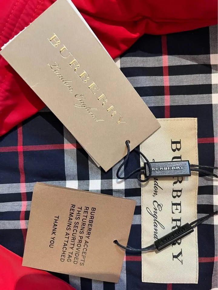 Brand New Burberry wind breaker jacket XL supreme coach Dior image indicator(8)