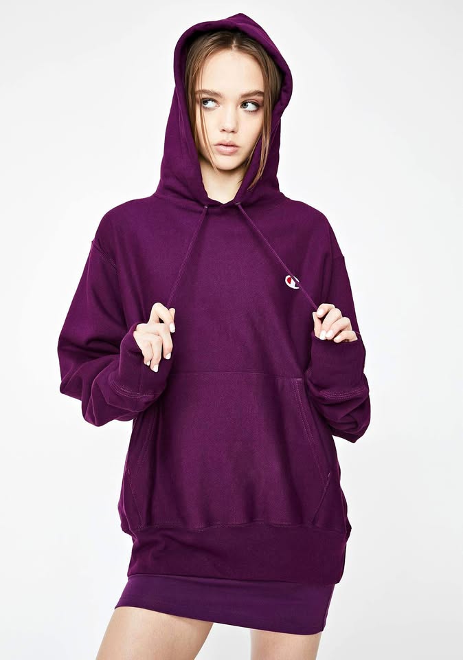 CHAMPION REVERSE WEAVE VIOLET