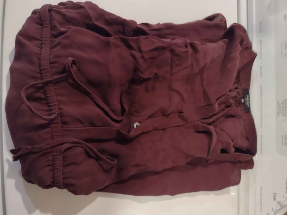 Babaton Red silk dress size L - photo 4