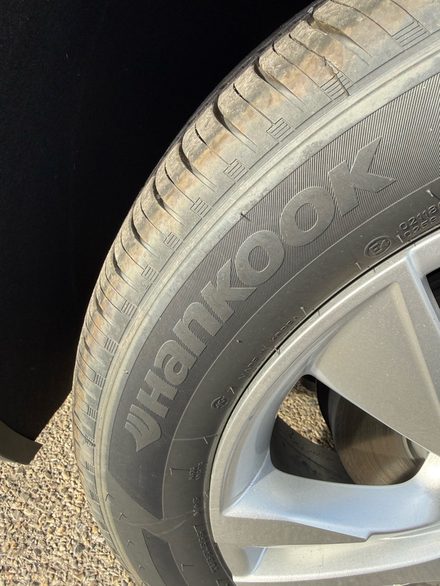 LIKE NEW ALL SEASON TIRES HANKOOK - KINERGY GT H436225/55 R18 H - photo 2