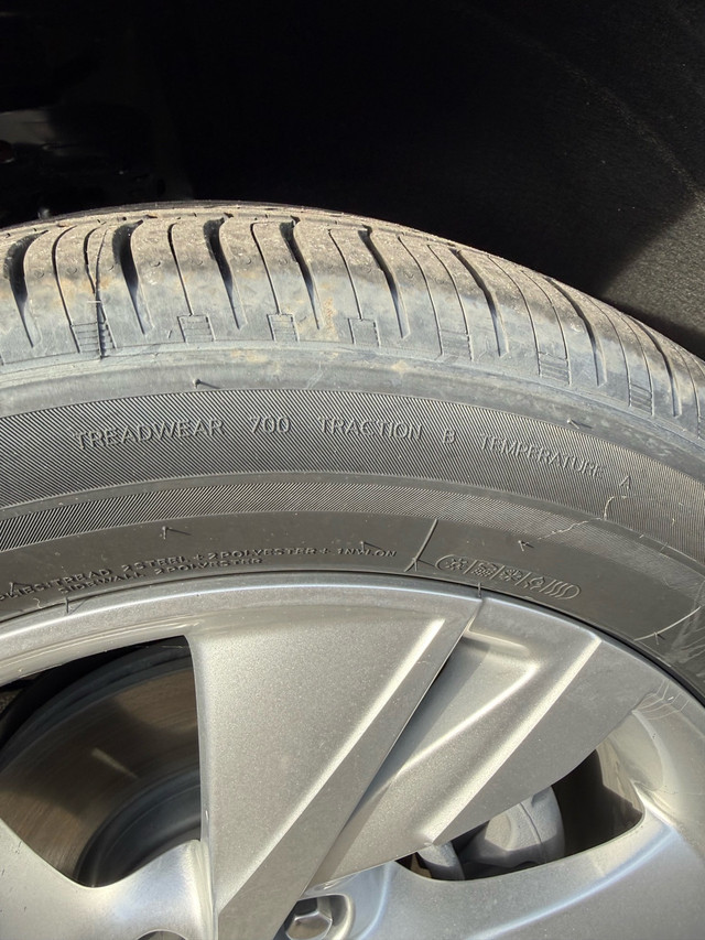 LIKE NEW ALL SEASON TIRES HANKOOK - KINERGY GT H436225/55 R18 H - photo 3