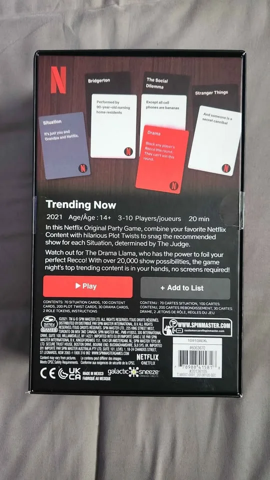 Netflix Trending Now Card Game image indicator(2)