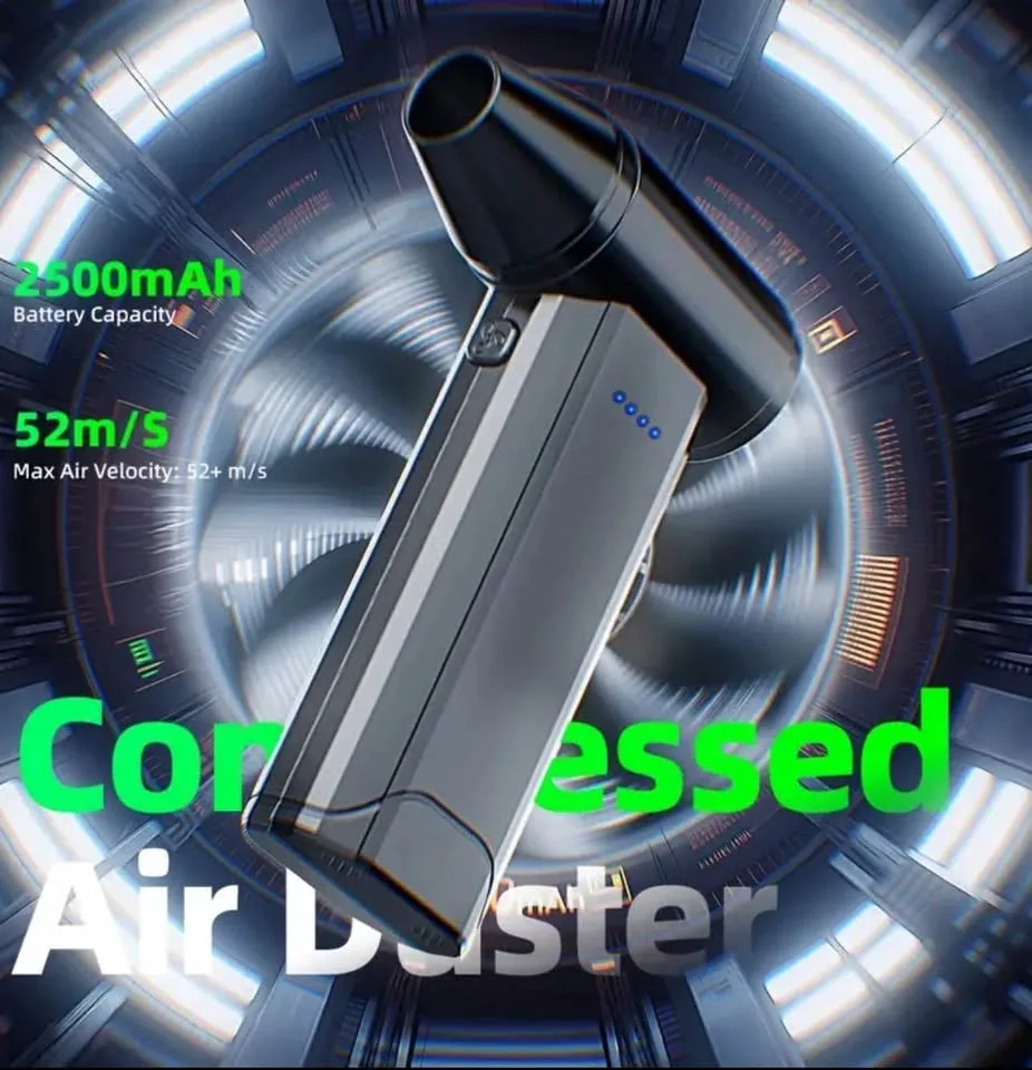 Turbojet Fan Blower, Brushless Motor, USB Rechargeable image indicator(3)