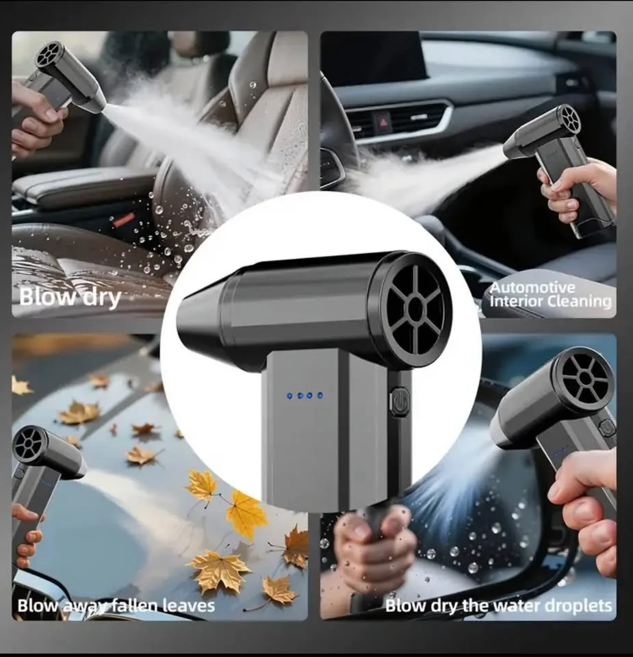 Turbojet Fan Blower, Brushless Motor, USB Rechargeable image indicator(4)