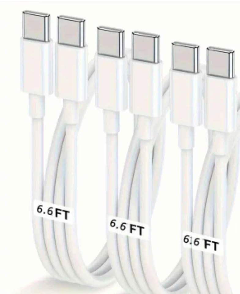 Extra long usb c to usb c fast charging cable 6 feet - photo 2