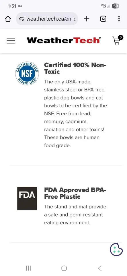 Petcomfort Dog/Cat Dishes by Weathertech image indicator(3)