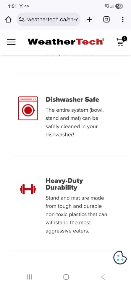 Petcomfort Dog/Cat Dishes by Weathertech image indicator(4)