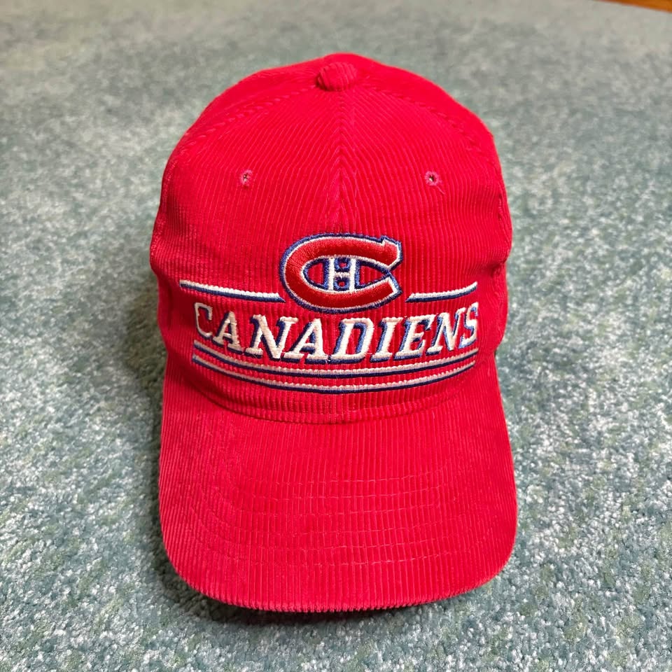 VINTAGE CANADIENS CORDUROY CAP