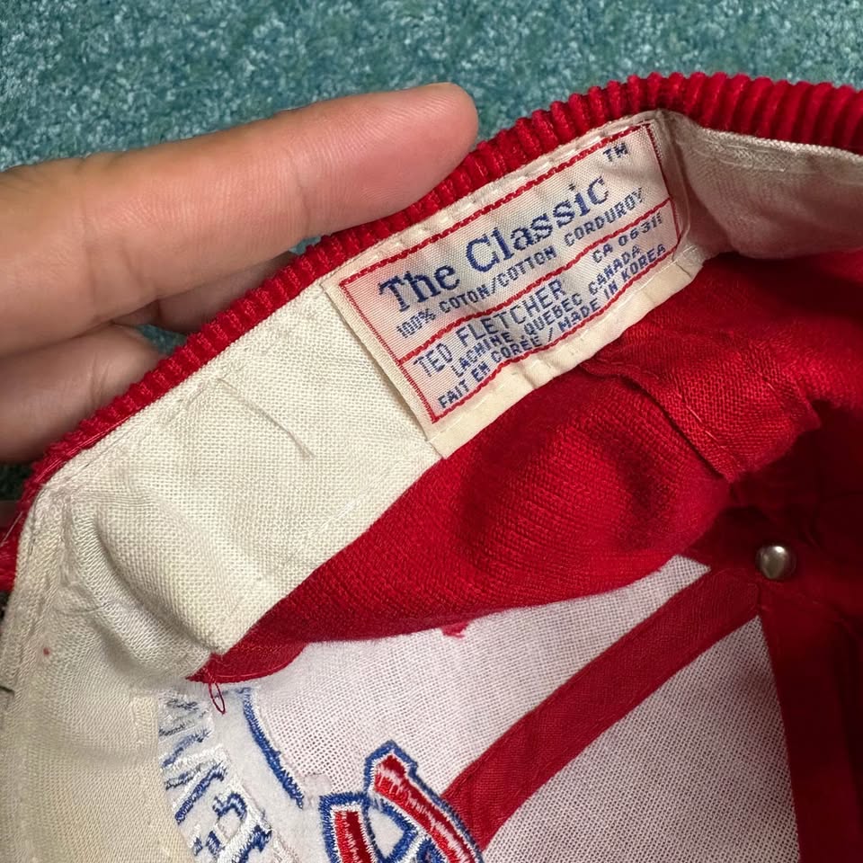 VINTAGE CANADIENS CORDUROY CAP - photo 4