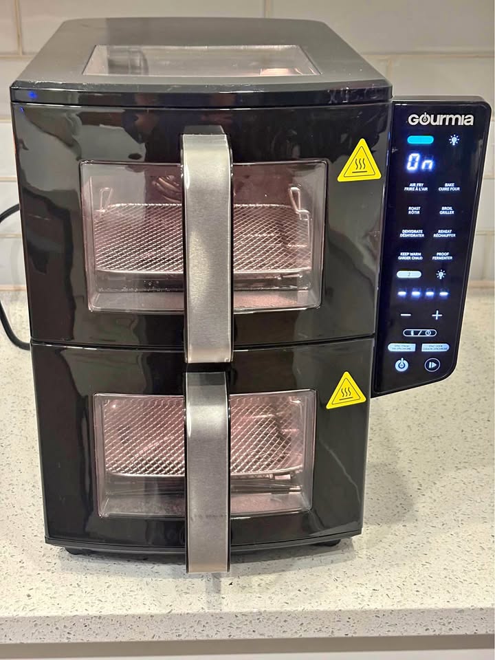 Gourmia 4 Dish Dual Basket Air Fryer