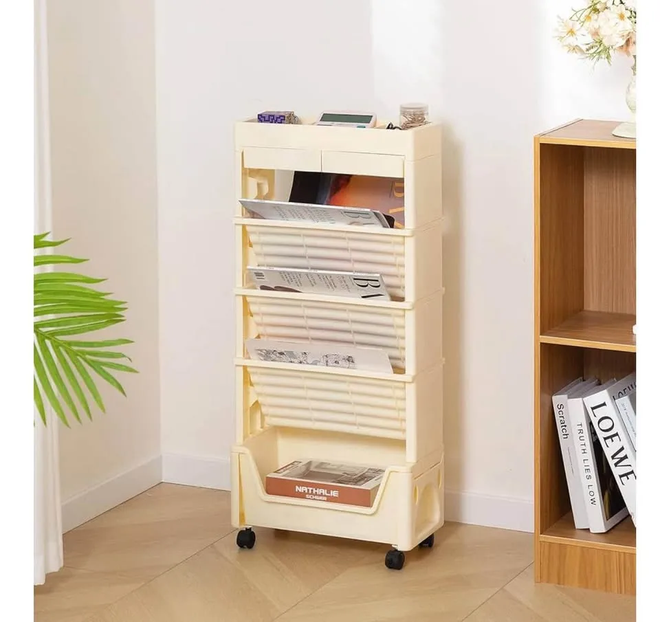 AGTEK 5 Tier Rolling Utility Cart image indicator(2)