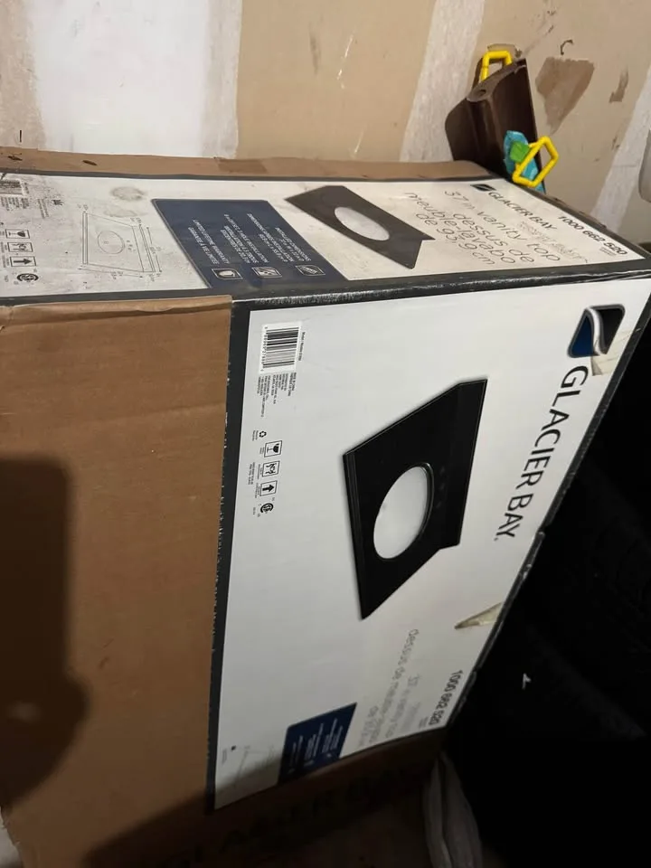 Glacier Bay 37 Inch Midnight Black Granite Vanity Top image indicator(2)