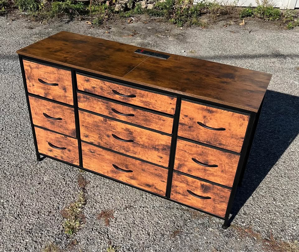 Dresser/TV Stand (fabric drawers) - photo 2