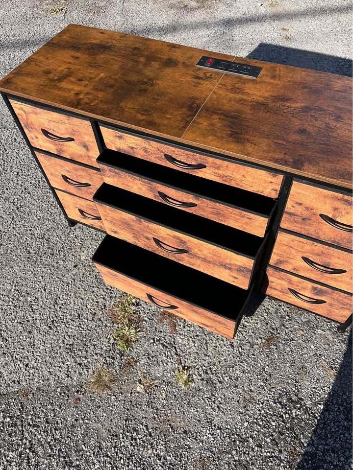 Dresser/TV Stand (fabric drawers) - photo 4