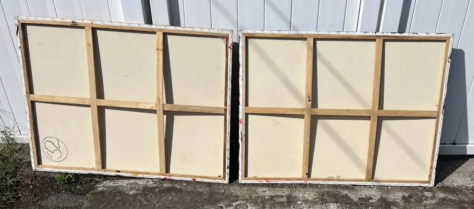 Colorful Folk Art Painting Large 4ft x 3ft image indicator(7)