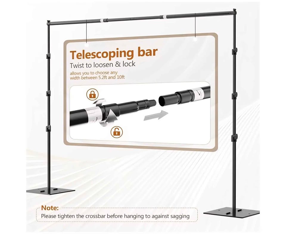 Heavy Duty Backdrop Stand 📸😍💃🕺 - photo 5