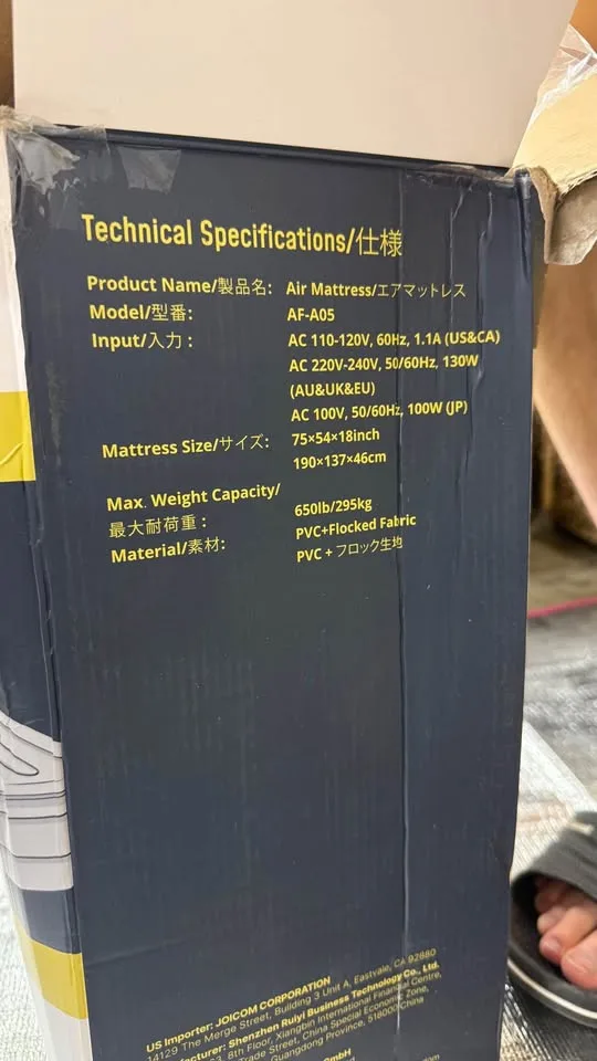 Airefina 18" Full-Size Self-Inflating Air Mattress image indicator(5)