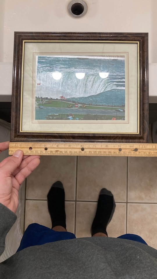 Vintage embossed foil photo Niagara Falls - photo 2