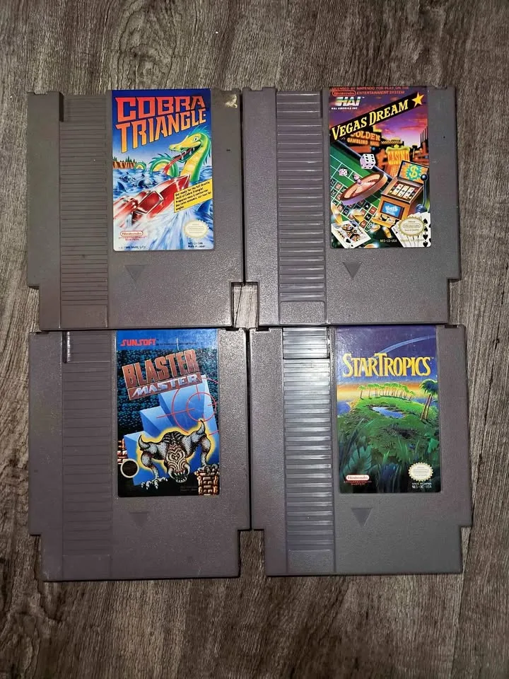 NES Game Lot - Blaster Master, Cobra Triangle... thumbnail