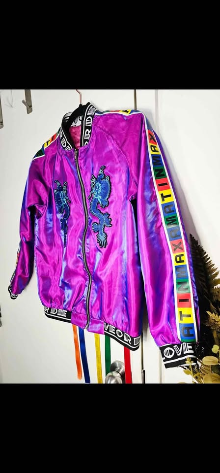 Womens S Japanese Sukajan Dragon Bomber Jacket - photo 5