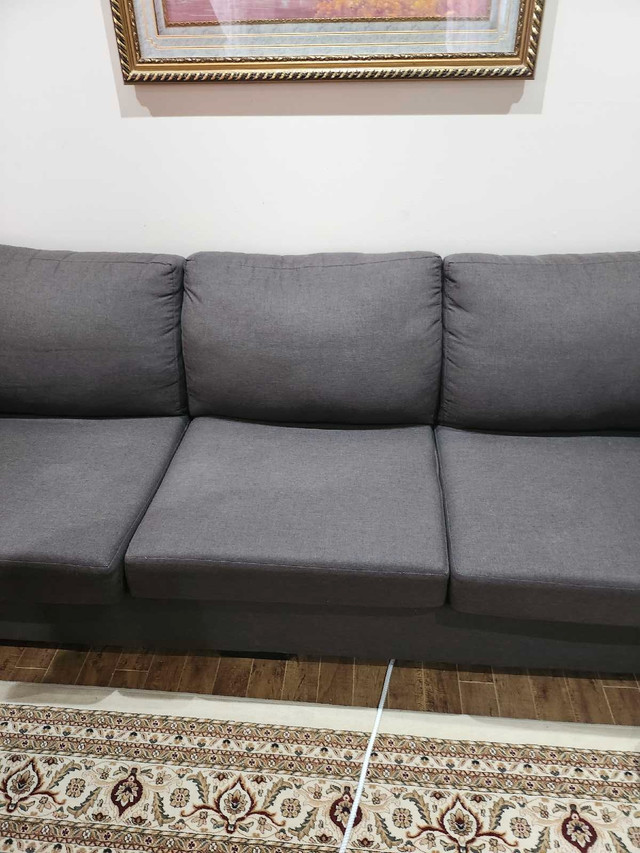 Brown Sofa 3 seats - photo 2