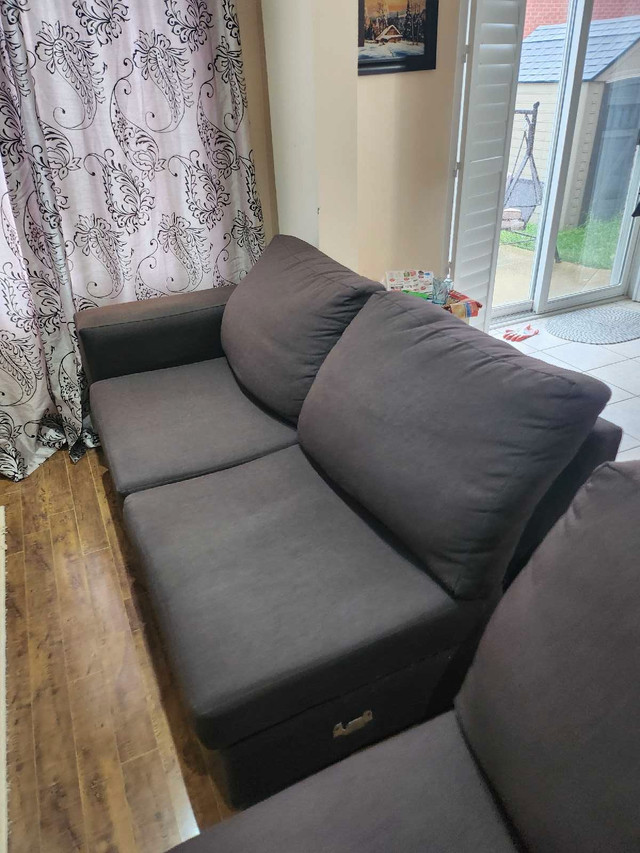 Brown Sofa 4 seats - photo 3