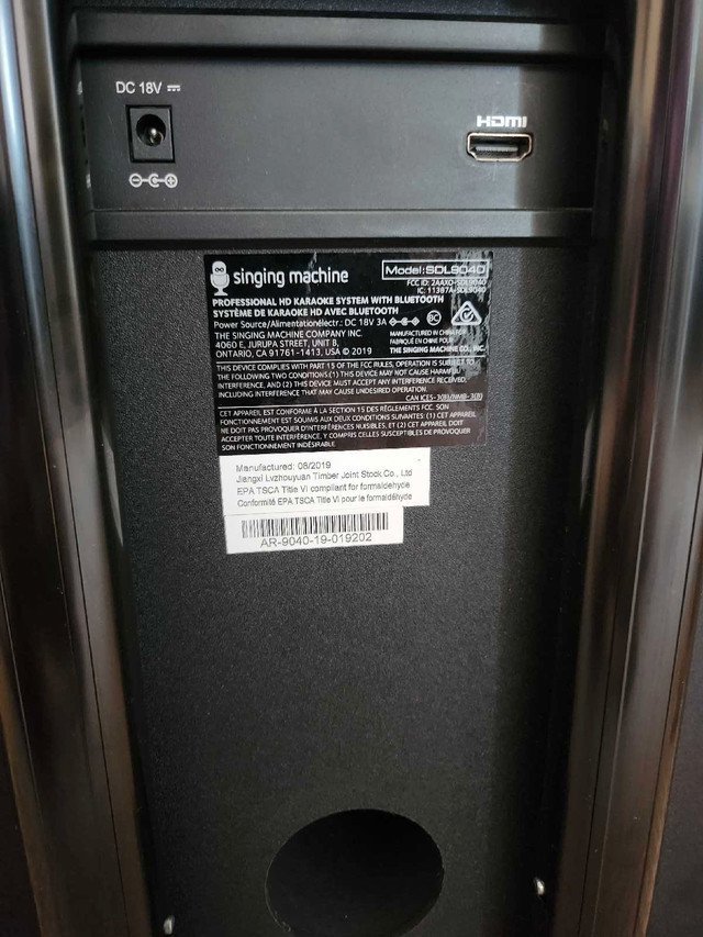 SDL9040 Singing Machine - photo 2