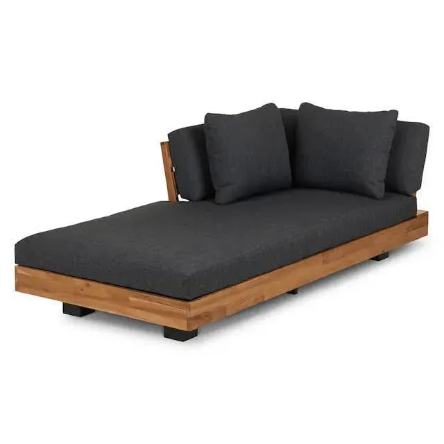 ARTICLE “Lubek” Outdoor Chaise Lounge – Slate Gray image indicator(2)